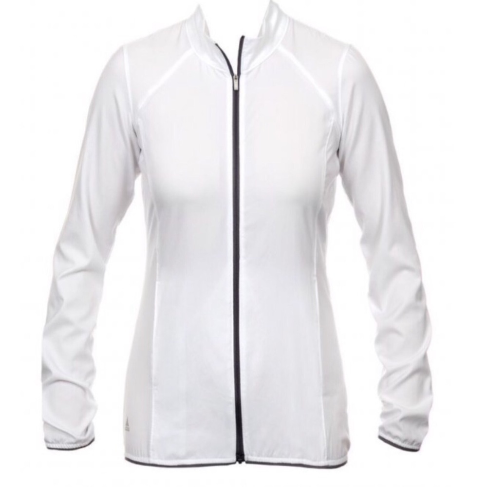 Adidas Essentials Full-Zip Wind Jacket White New